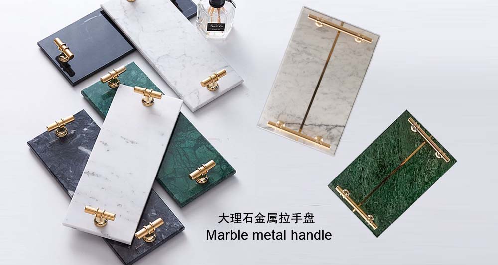 Marble metal handle
